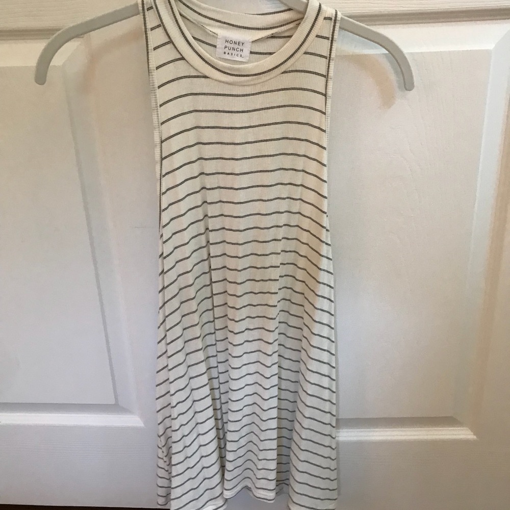 Black and white tank